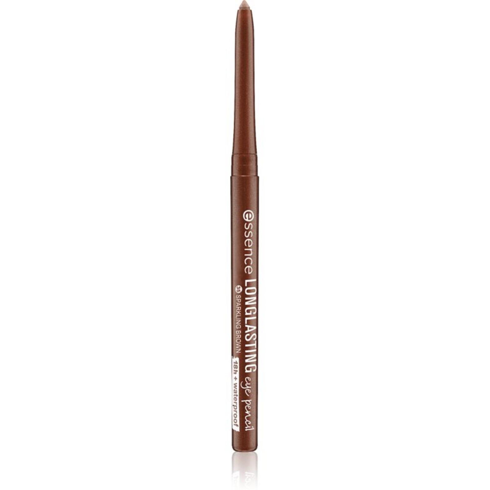 Essence, Long-Lasting, Retractable, Intense, Kajal Eye Pencil, 35, Sparkling Brown, 0.28 g