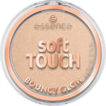 Essence, Soft Touch Bouncy Glow, Highlighting, Highlighter Powder, 10, Soft Glaze, 4 g