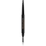 Makeup Revolution, Duo Brow Definer, Eyebrow Cream Pencil & Brush 2-In-1, Dark Brown, 0.25 g