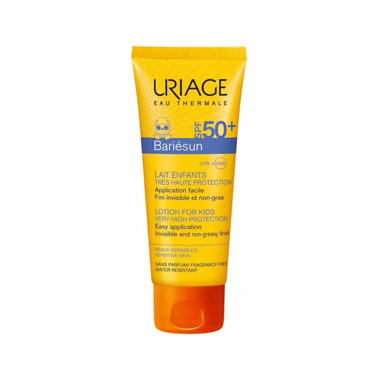 Uriage, Bariésun Baby Moisturizing Milk SPF50+, Hydrating & Protecting, Lotion, SPF50+, 100 ml
