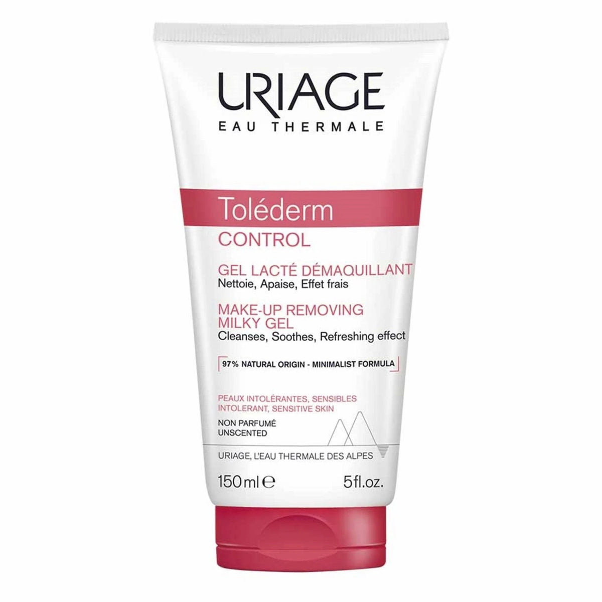 Uriage Toléderm Control meikinpoistogeeli 150 ml