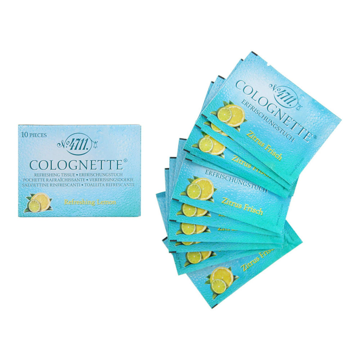 Set, 4711, Colognette, Cleansing Wipes, 10 pcs