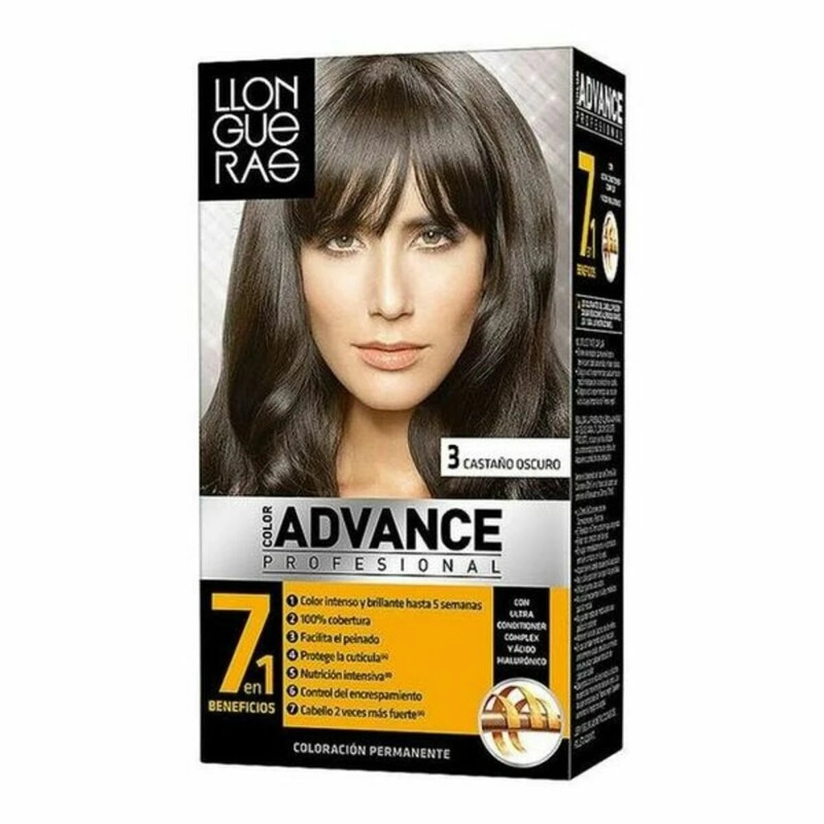 Permanent Dye Llongueras product packaging
