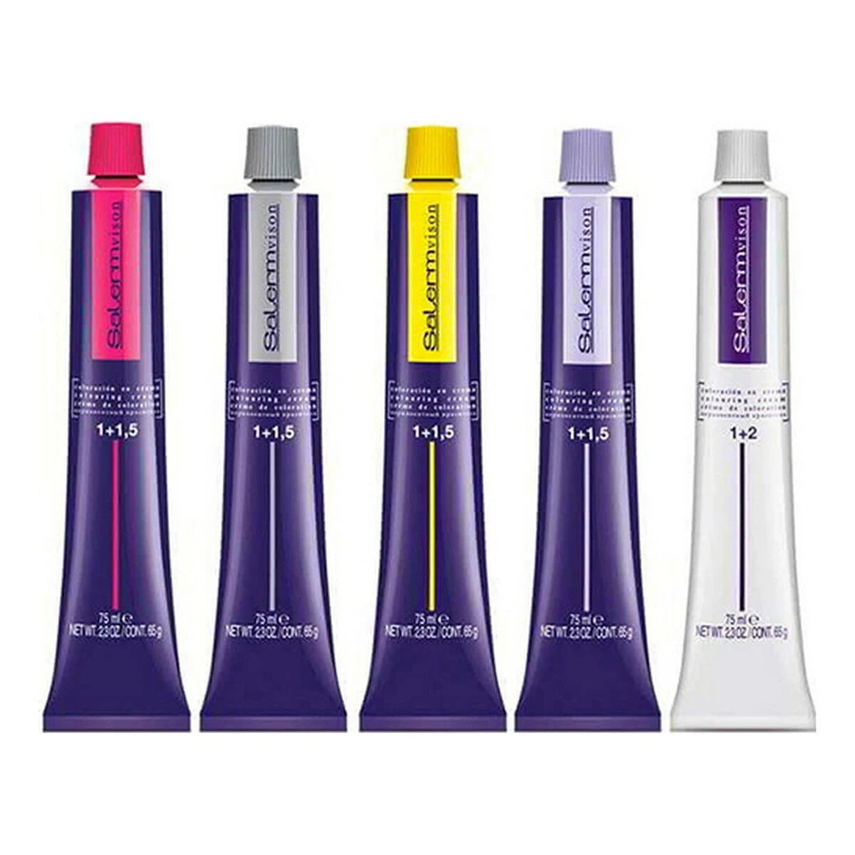 Permanent Dye Salermvison Salerm Salermvison Fc9 (75 ml) product packaging