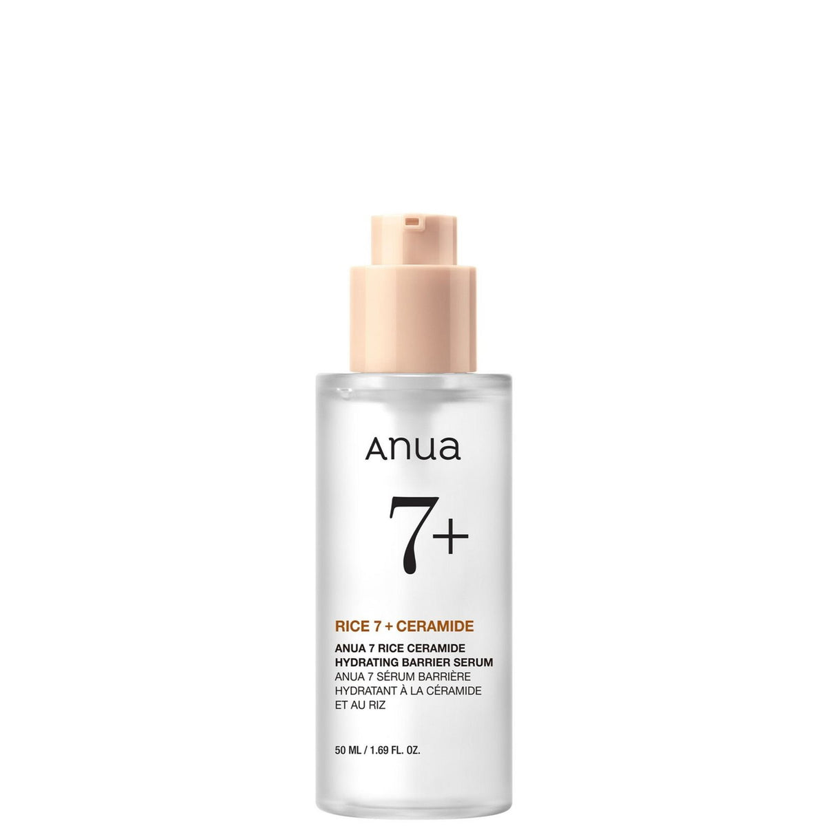 Anua 7 kosteuttava ihon suojamuuria vahvistava riisi- ja keramidiseerumi 50 ml