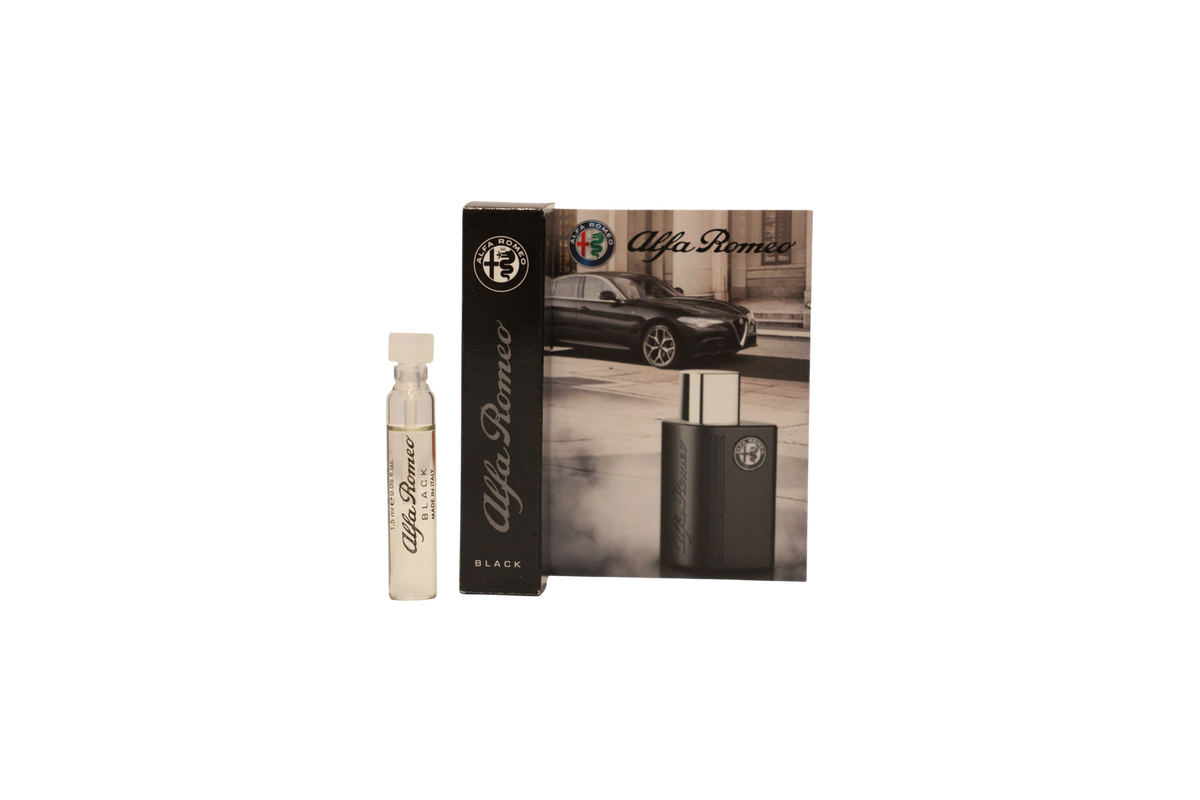 Alfa Romeo Black toilettivesi miehille 2 ml Vial
