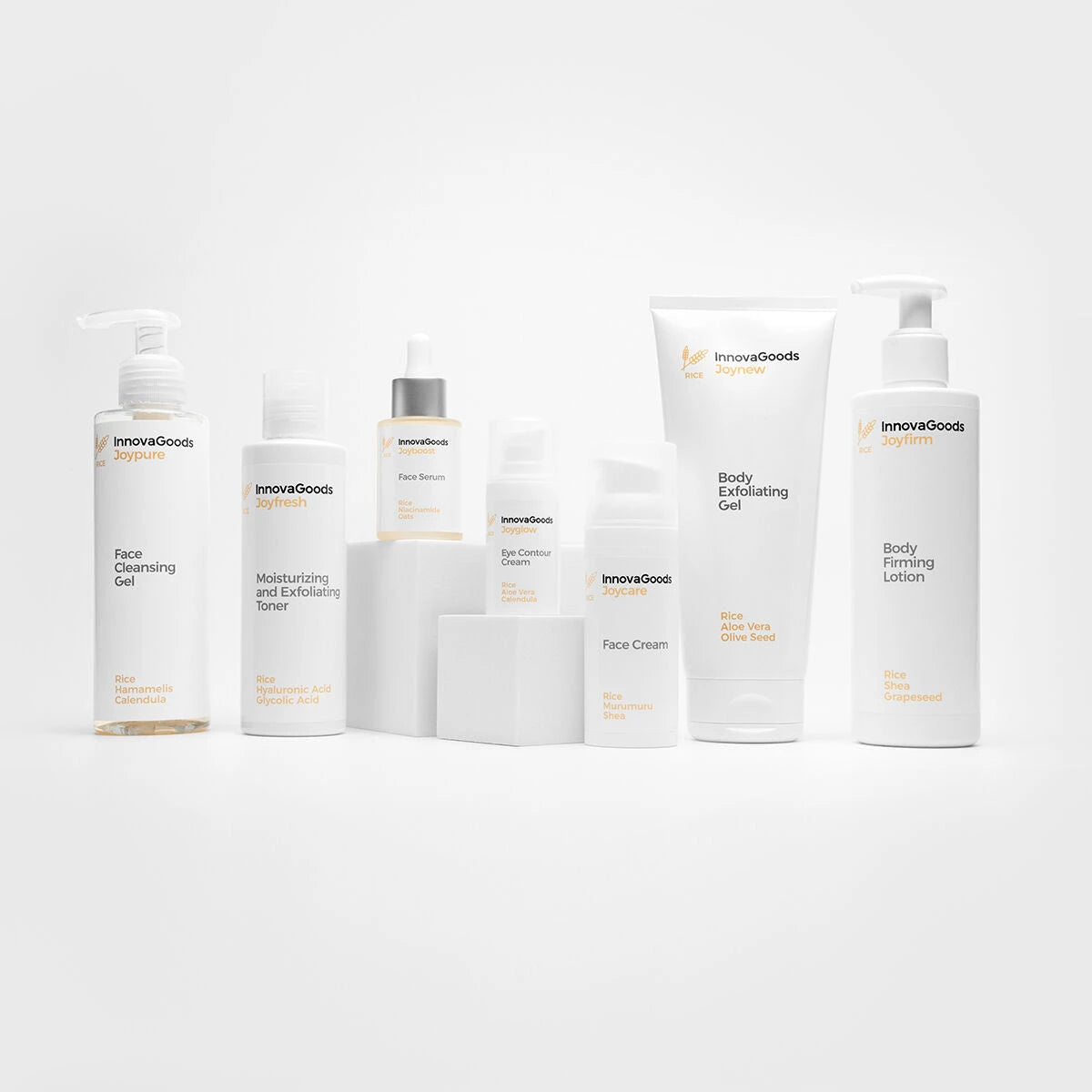 Facial Cleansing Gel Rice Joypure InnovaGoods 200 ml skincare packaging