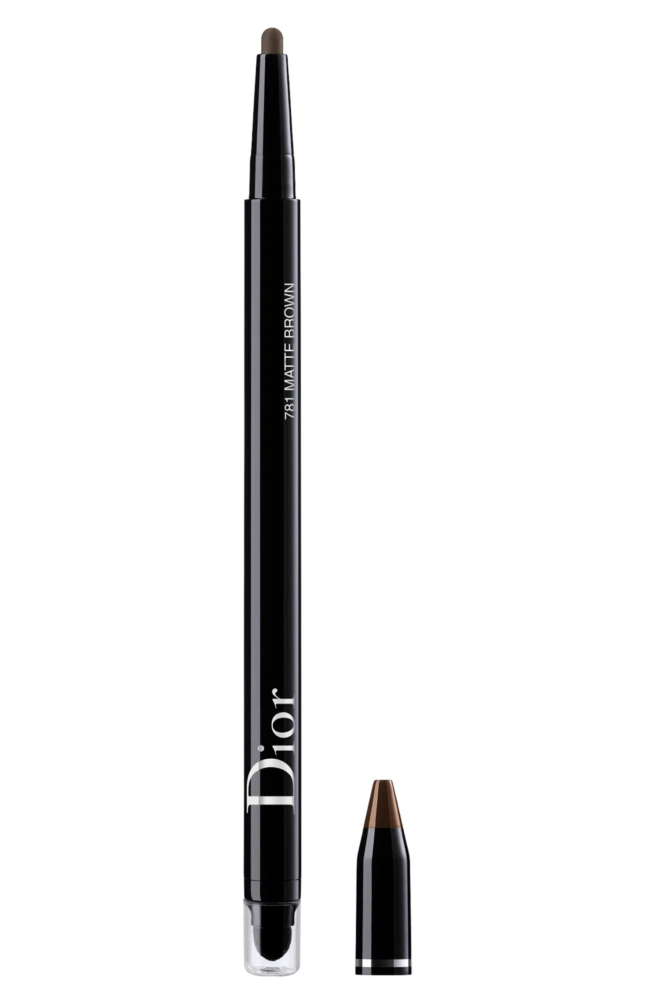 Christian Dior, Diorshow On Stage, Waterproof, Double-Ended, Kohl Eyeliner, 781, Intense Brown, 1.2 g