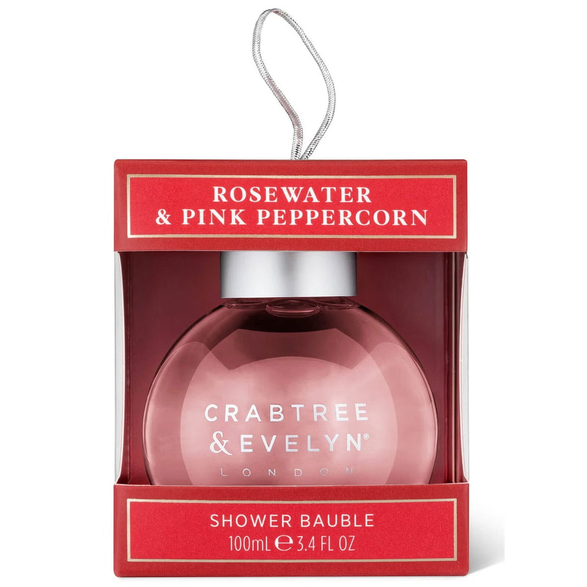 Crabtree & Evelyn, Rosewater & Pink Peppercorn, Shower Gel, For All Skin Types, 100 ml