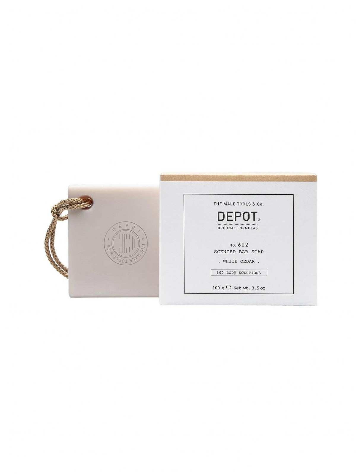 Depot, 600 Body Solutions No. 602, Botanical Complex, Cleansing, White Cedar, Scented Soap Bar , 100 g