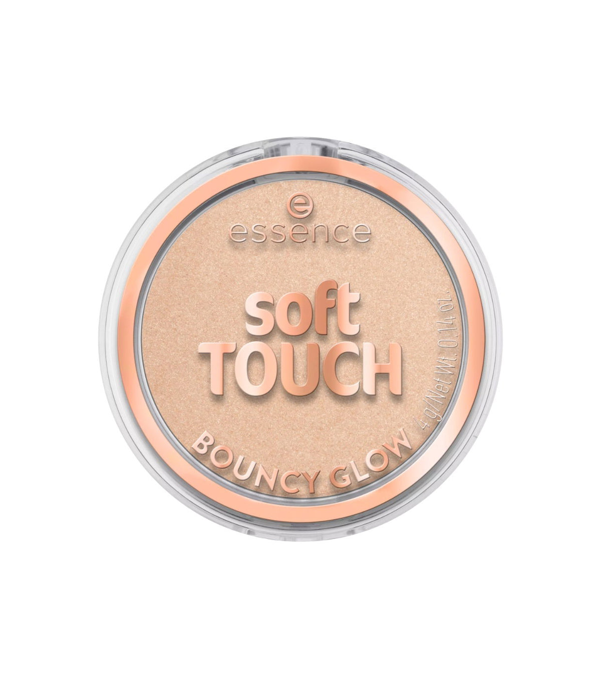 Essence, Soft Touch Bouncy Glow, Highlighting, Highlighter Powder, 10, Soft Glaze, 4 g