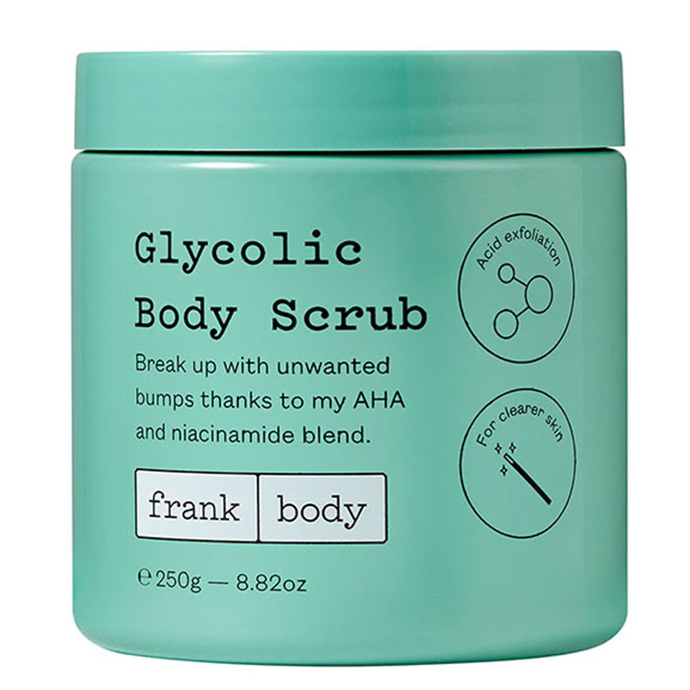 Frank Body, Glycolic, Smoothing, Body Scrub, 250 ml