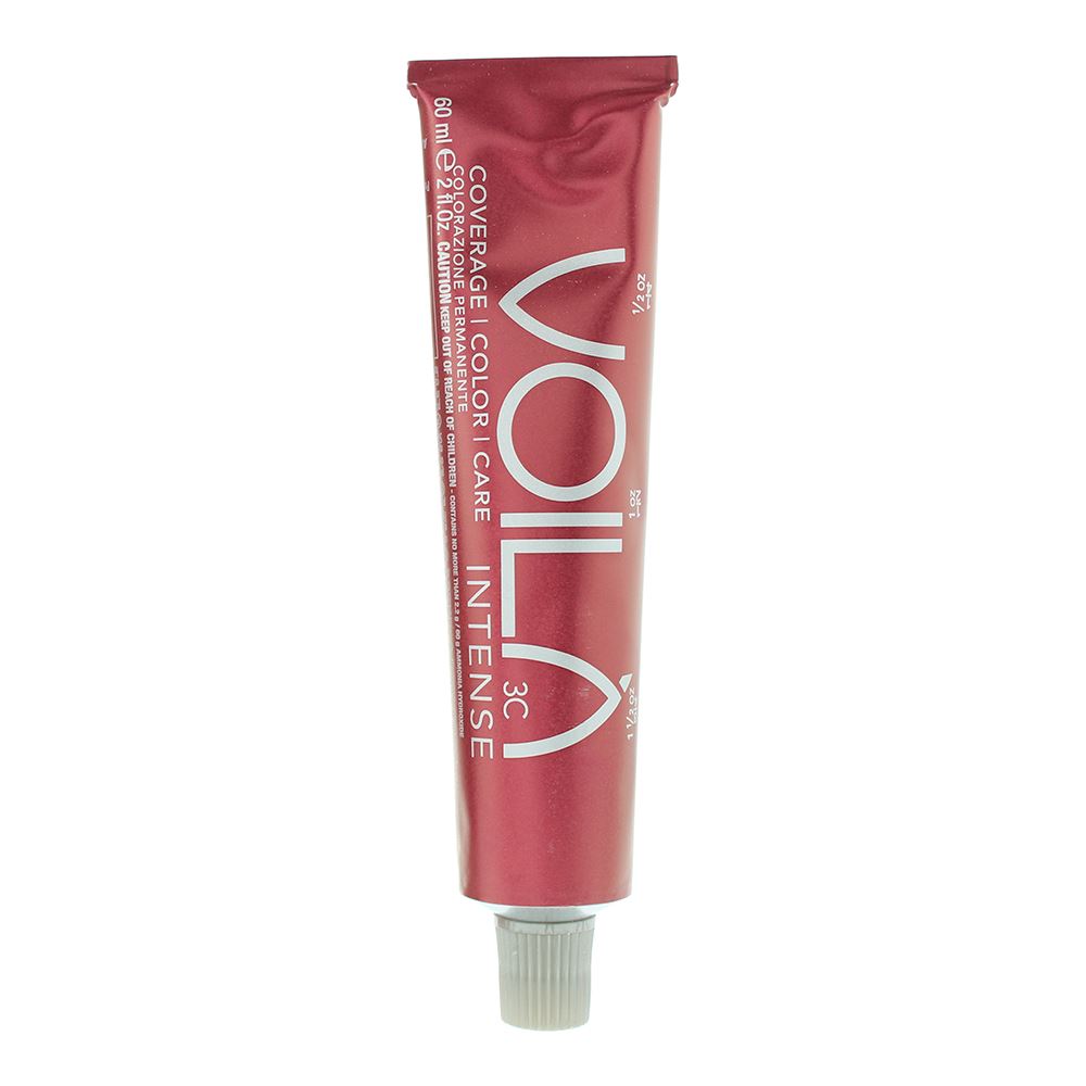 Intercosmo, Voila 3C Intense, Permanent Hair Dye, 3.0 Dark Brown, 60 ml