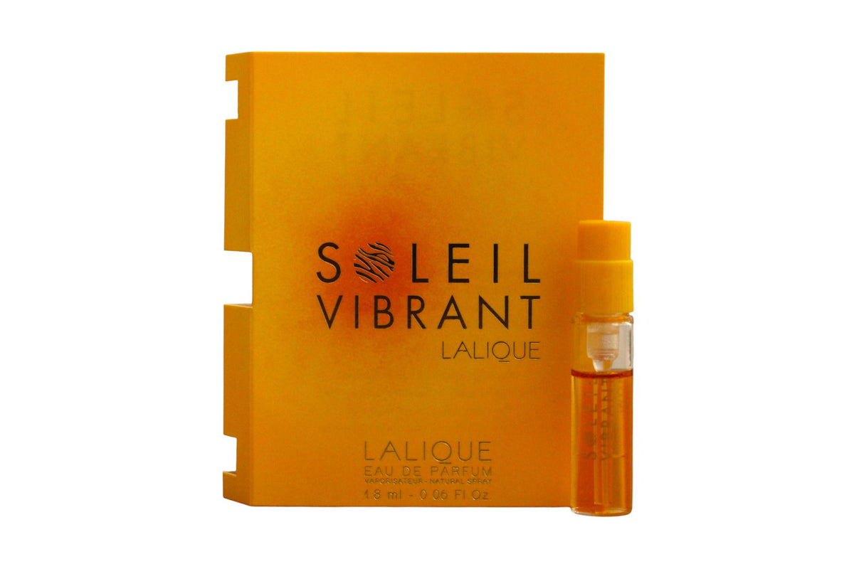 Lalique, Soleil Vibrant, Eau De Parfum, For Women, 1.8 ml *Vial