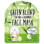 Look At Me, Green Blend, Cucumber, Revitalising, Sheet Mask, For Face, 25 ml