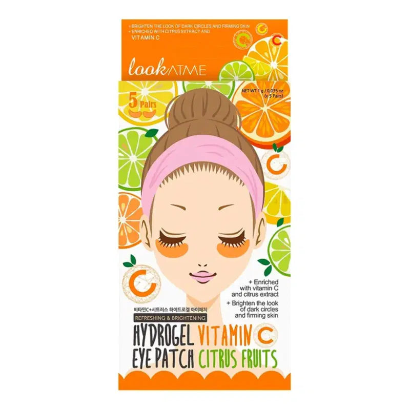 Look At Me -C-vitamiinihydrogeelisilmänympärysnaamiot, sitrushedelmät 10 pcs