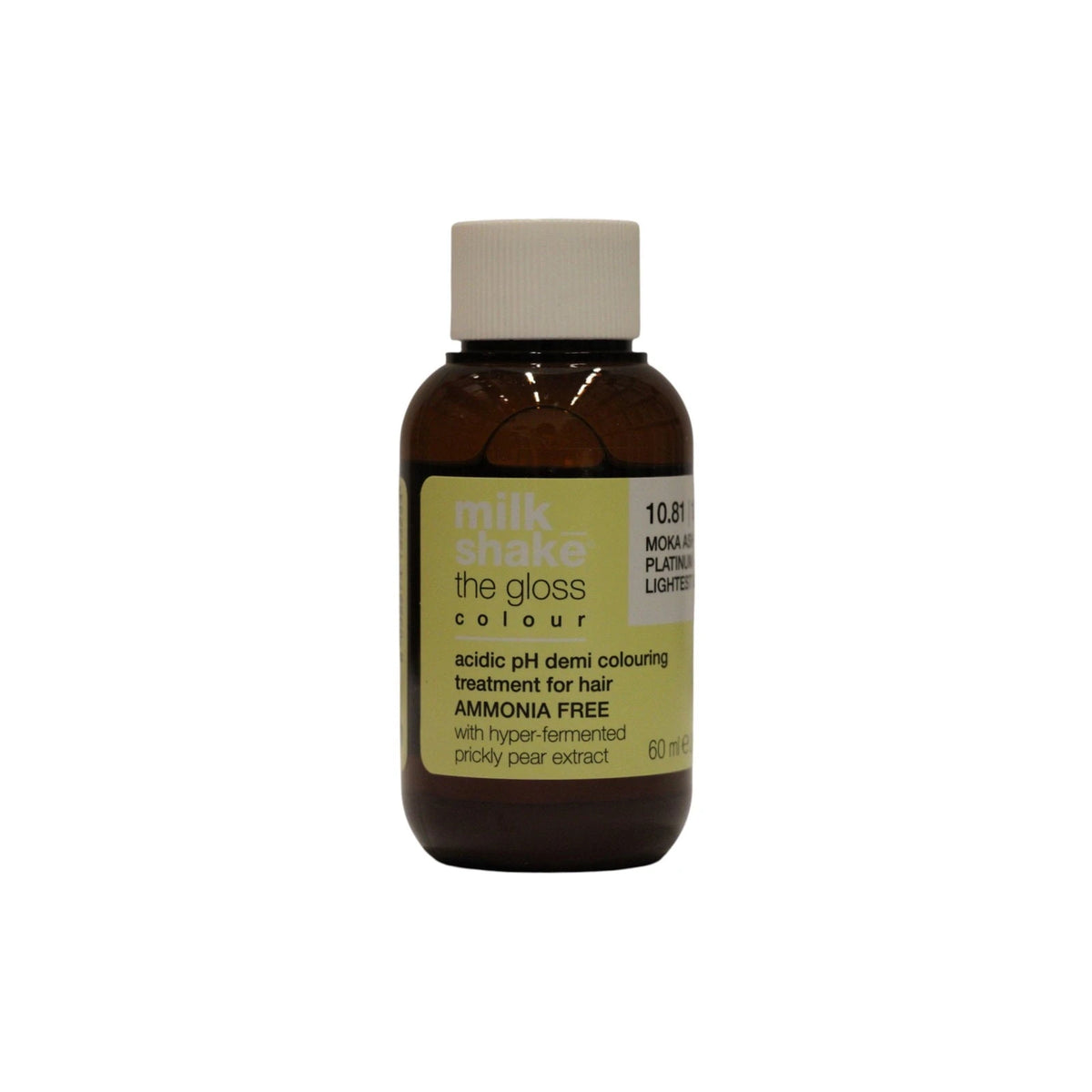 milk_shake The Gloss Acidic pH Puolikestävä hiusväri 10.81 Moka Ash Platinum 60 ml
