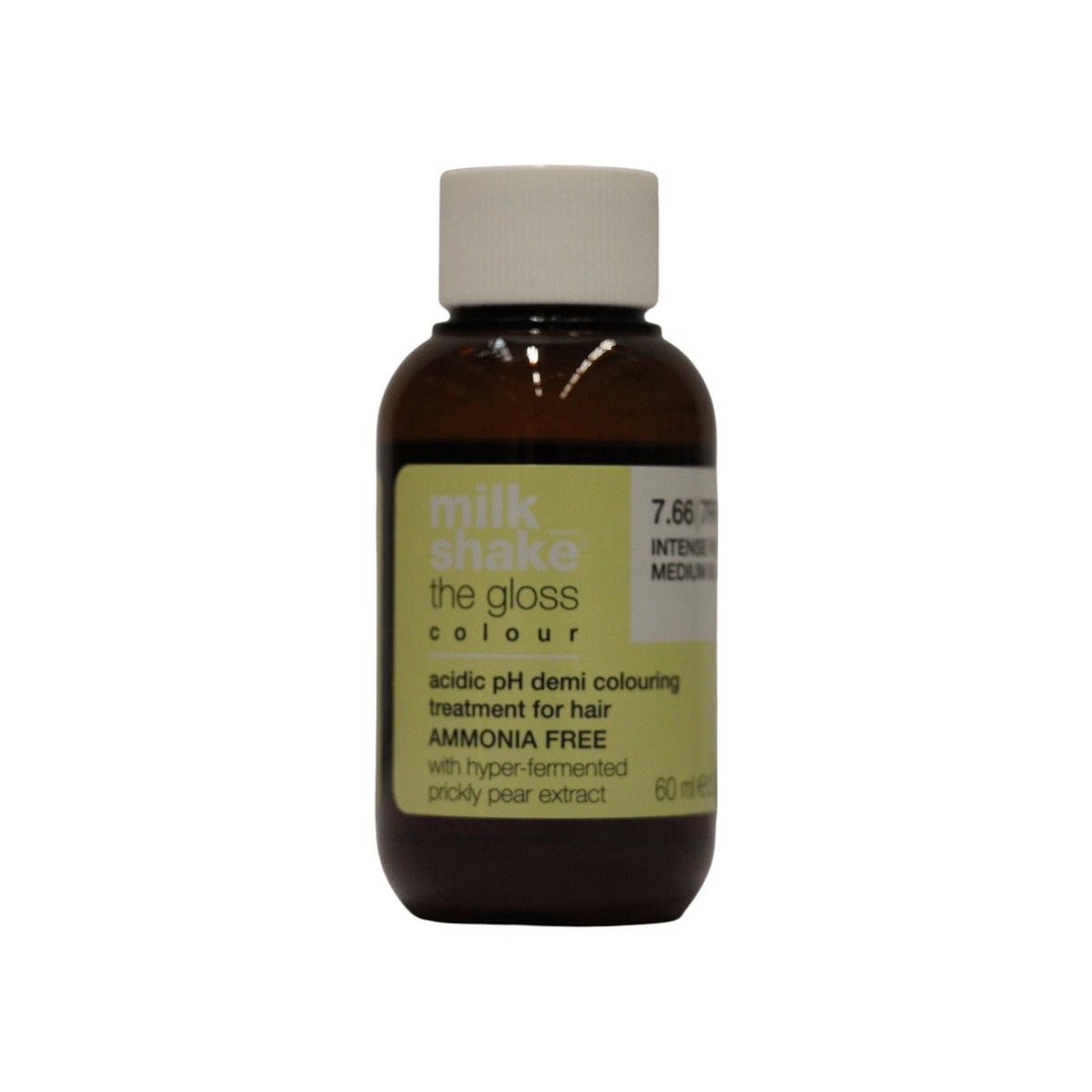 Milk Shake The Gloss Acidic pH puolikestävä hiusväri 7.66 intensiivinen punainen keskivaalea 60 ml