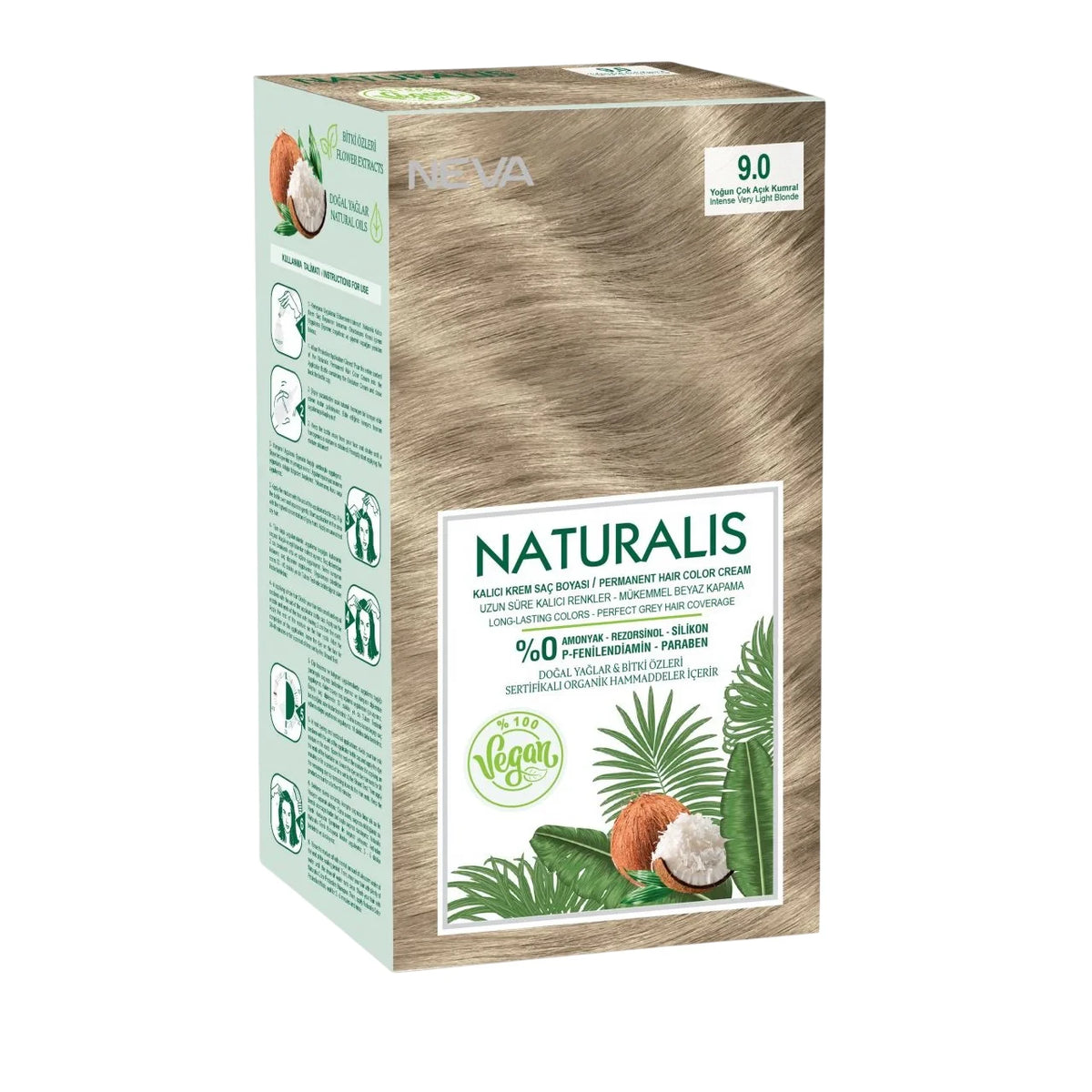 Neva, Naturalis, Kestohiusväri, 9.0 , 150 ml