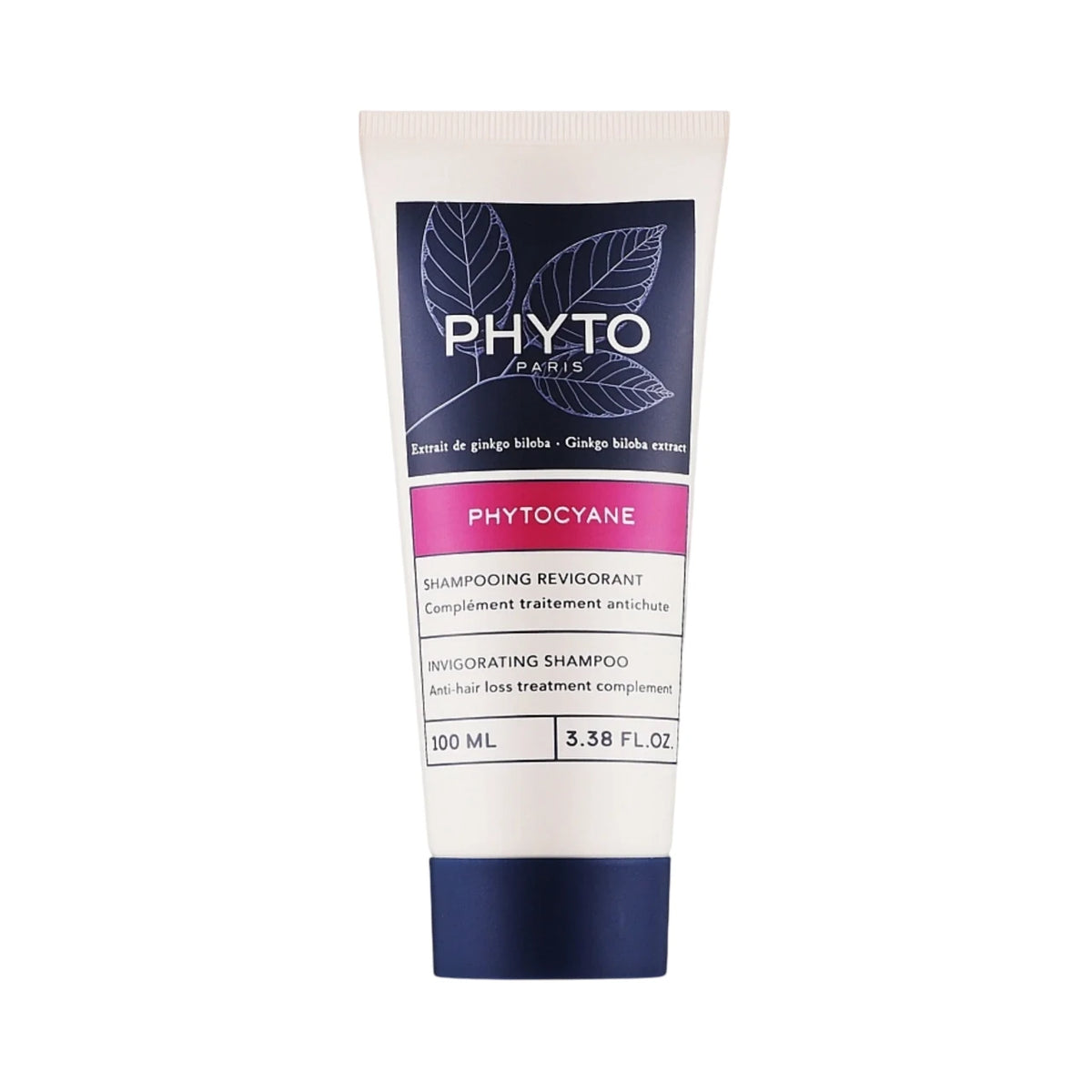 Phyto Phytocyane virkistävä hiustenlähtöä ehkäisevä shampoo 100 ml