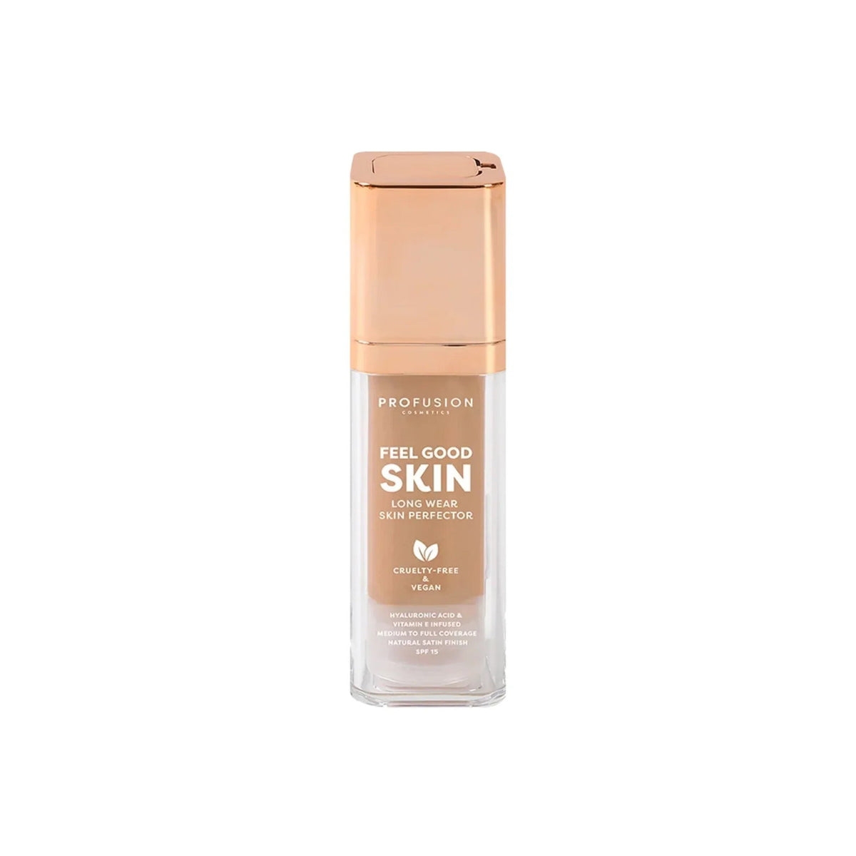 Profusion, Feel Good Skin, Satin Finish, Liquid Foundation, 200, Light, SPF 15, 30 ml