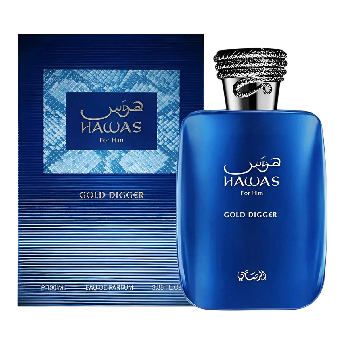Rasasi, Hawas Gold Digger, Eau De Parfum, For Men, 100 ml