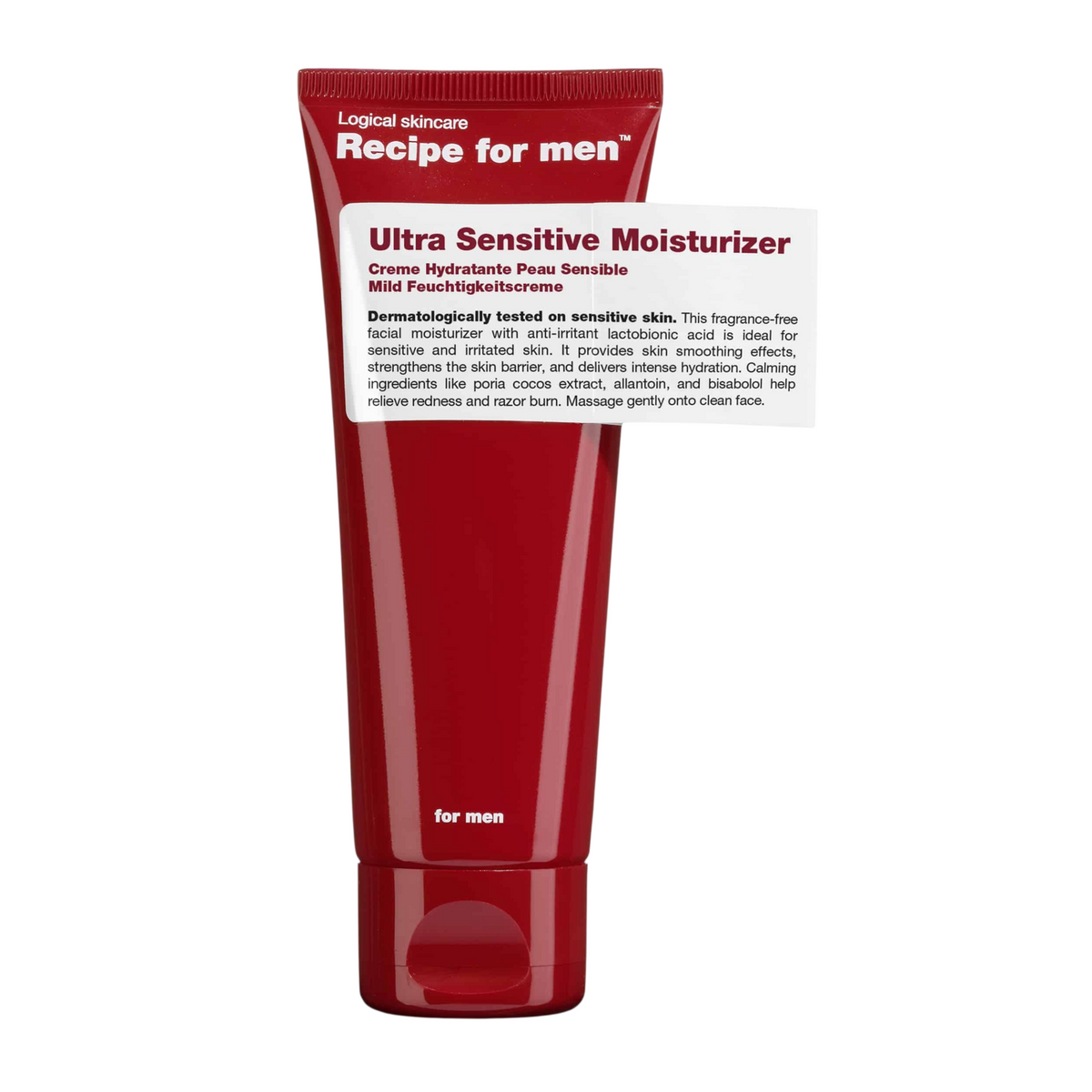 Recipe For Men kosteusvoide erittäin herkälle iholle 75 ml