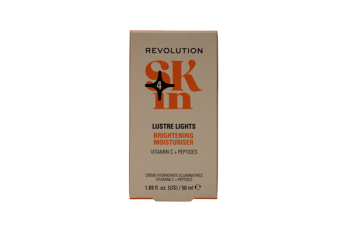 Revolution Skincare Lustre Lights C-vitamiinia ja peptidejä sisältävä kirkastava geelivoide 50 ml