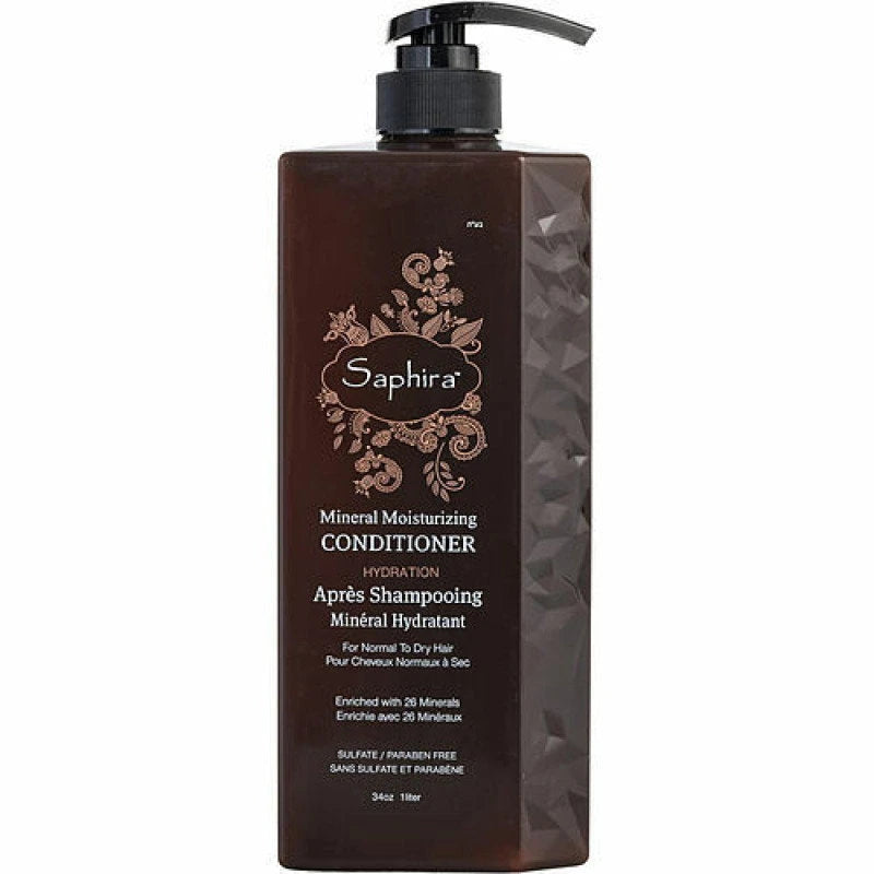 Saphira, Mineral, Paraben-Free, Hair Conditioner, For Hydration, 1000 ml