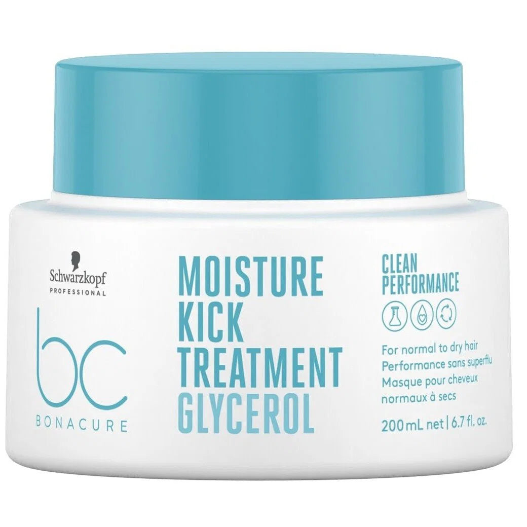 Schwarzkopf Professional, Bonacure Moisture Kick, Hair Treatment Cream Mask, Hydrating, 200 ml