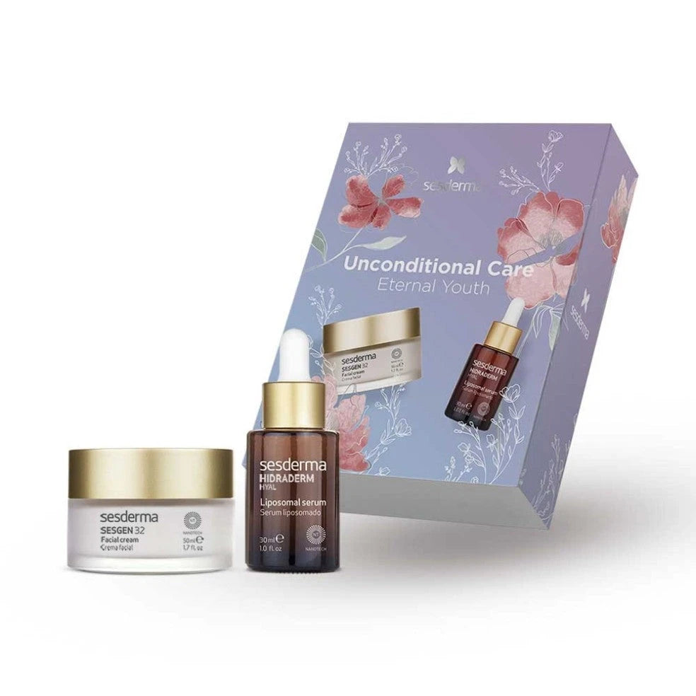 Sesderma Hydraderm Hyal -seerumi 30 ml + Sesgen 32 -voide 50 ml -setti