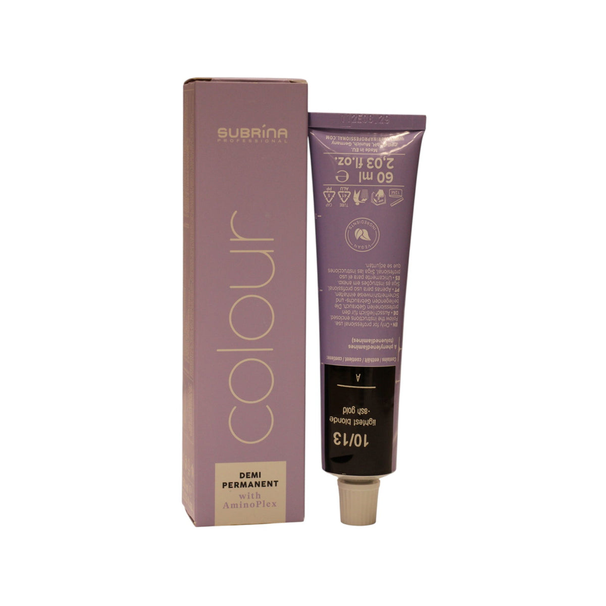 Subrina Professional kevytväri 10/13 vaalein tuhkankultainen vaalea 60 ml