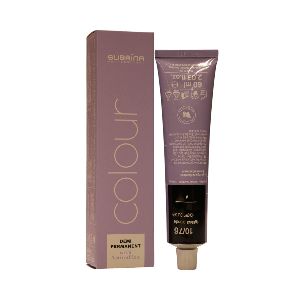 Subrina Professional kevytväri 10/76 vaalein ruskeanvioletti vaalea 60 ml