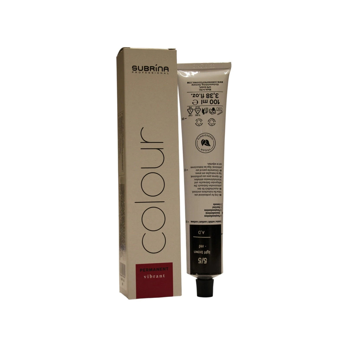 Subrina Professional Essential Colour kestoväri 5/5 Light Brown Red 100 ml
