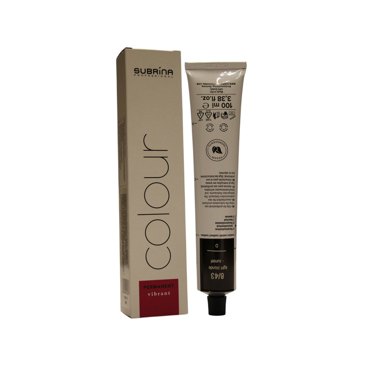 Subrina Professional Vibrant Colour -kestoväri 8/43 100 ml