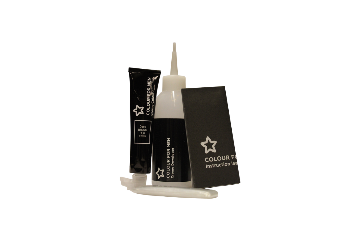 Superdrug Colour For Men Puolikestoväri 7.0 Tummanvaalea 30 ml Tester