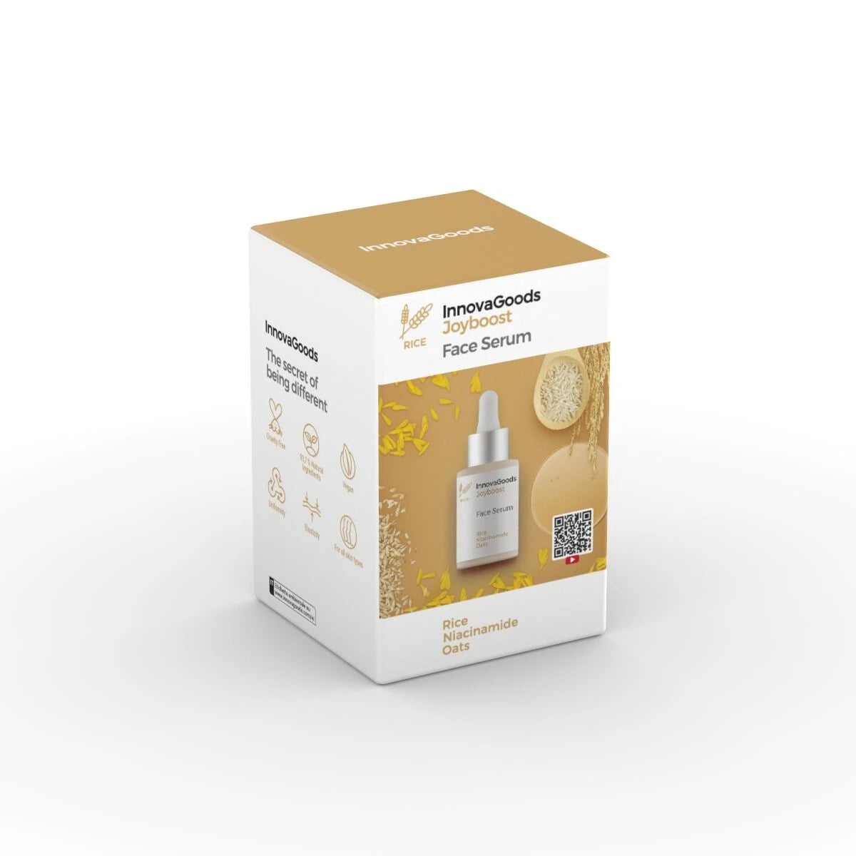 Facial Serum Rice Joyboost InnovaGoods 30 ml serum bottle
