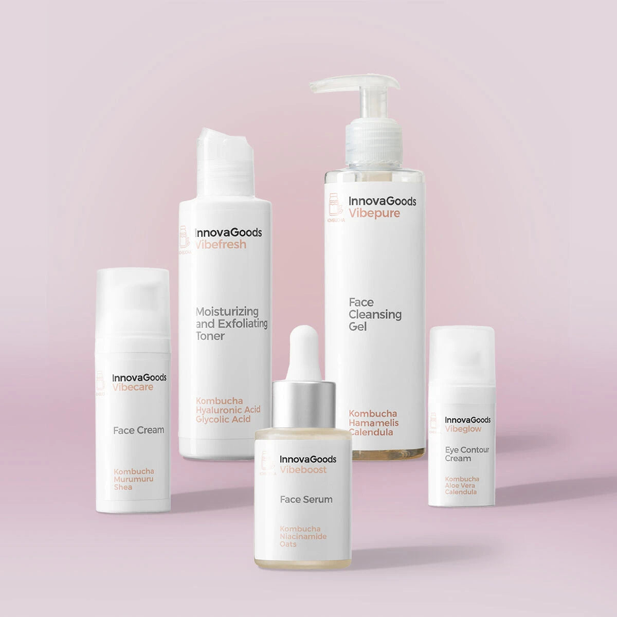 Face Routine Pack Kombucha InnovaGoods for Women product packaging