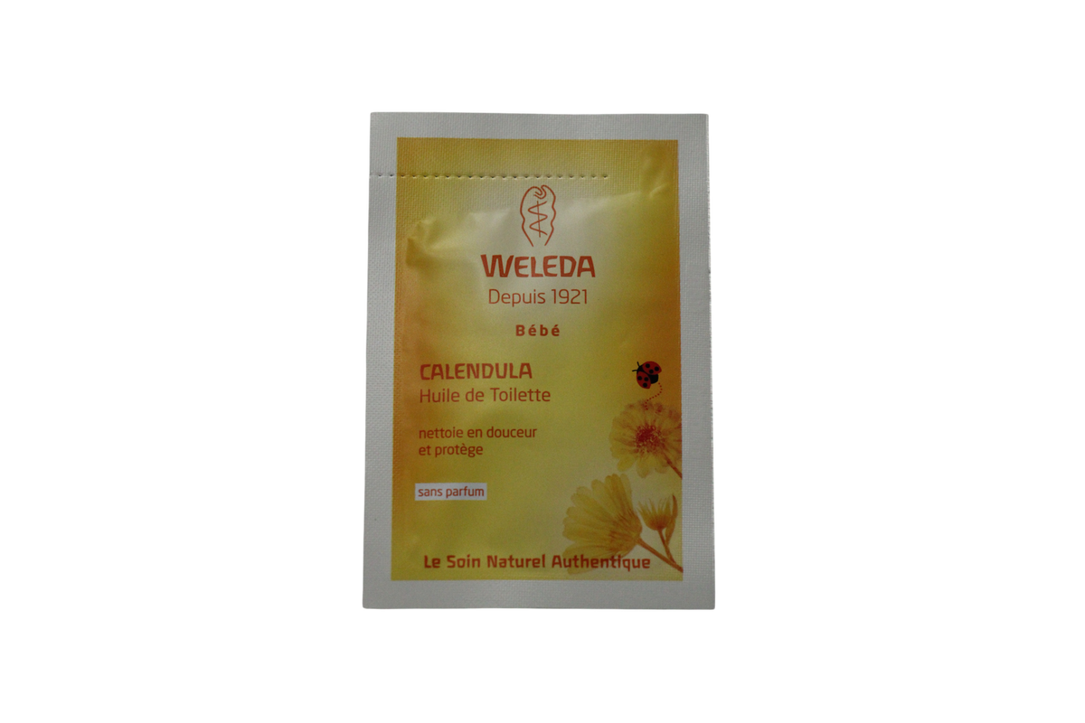 Weleda Baby Calendula ravitseva öljy 2 ml Sample