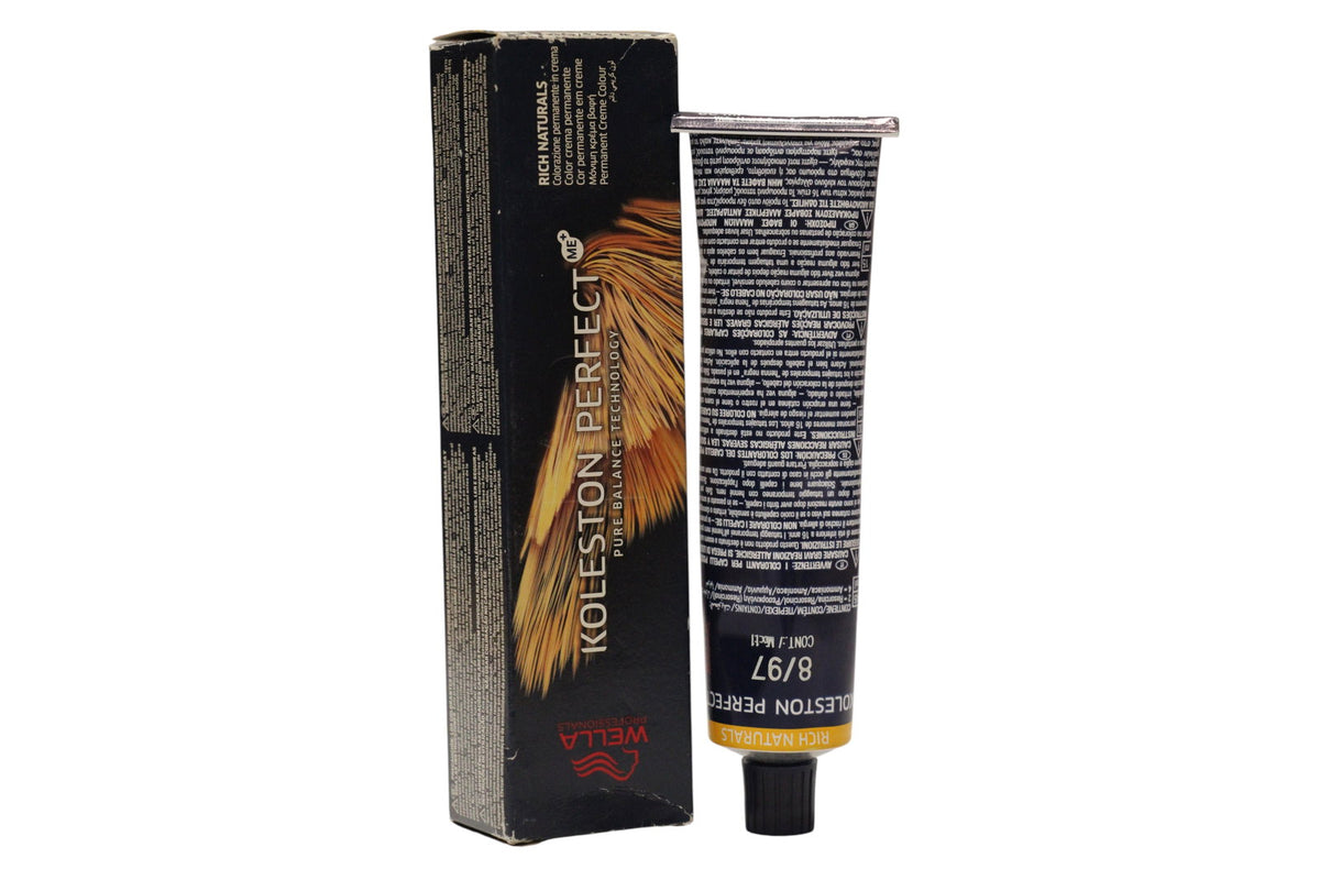 Wella Professionals Koleston Perfect Me+ -kestoväri 8/97 vaalea kastanja-helmiäinen 60 ml Tester